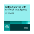 IBM Getting Started with Artificial Intelligence badge